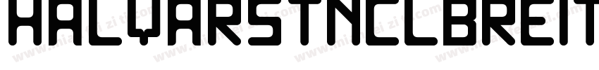 halvarstnclbreit rgm字体转换